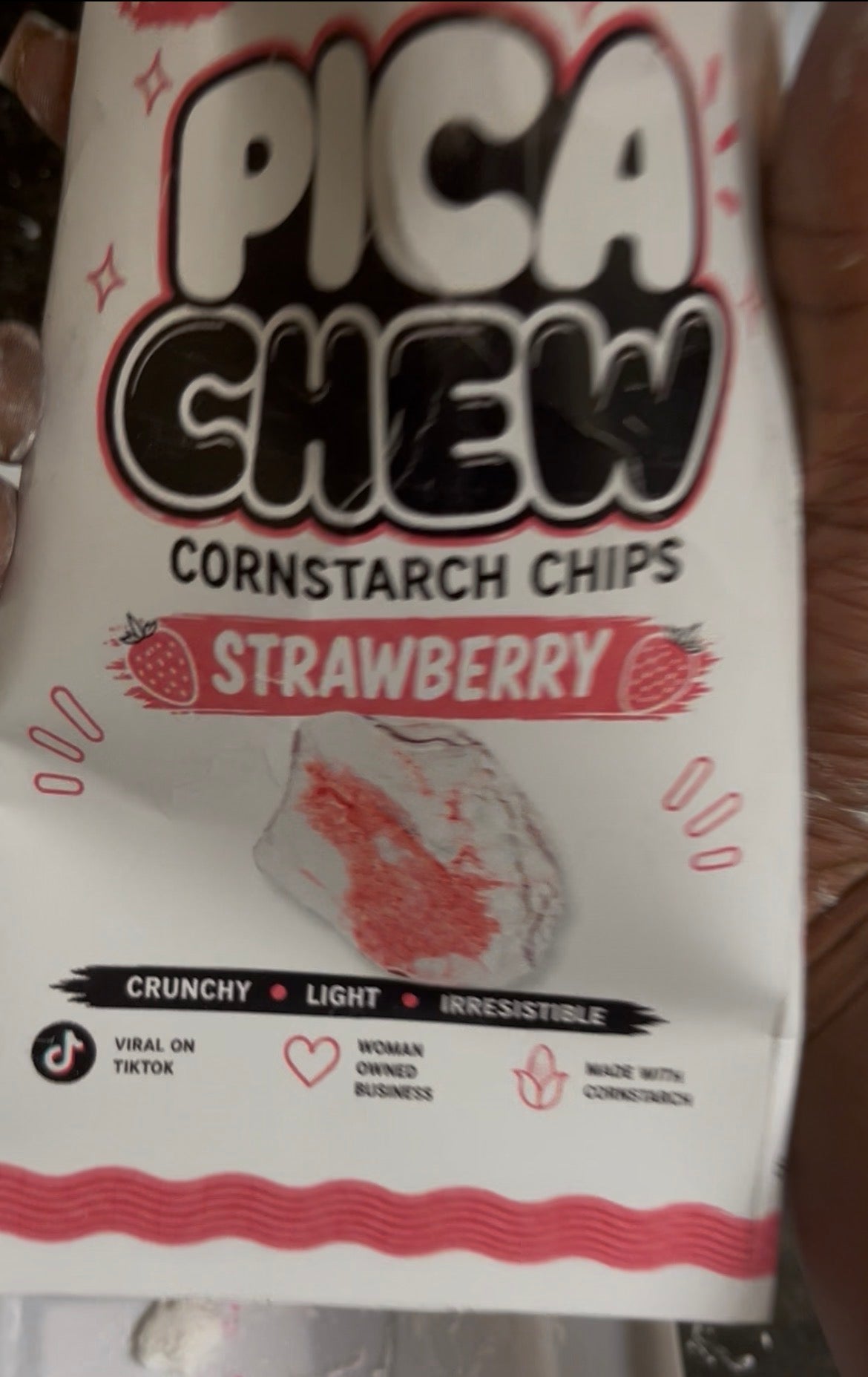 Strawberry Cornstarch Chips